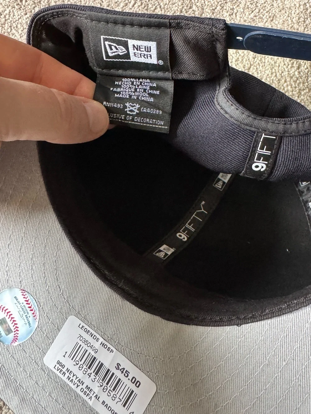 NWT Mens New York Yankees New Era MLB 39Thirty Metal Logo Hat SnapBack NEW - Picture 5 of 7